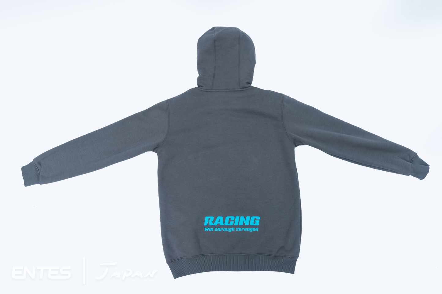 RACINGフード付きフルジップパーカー