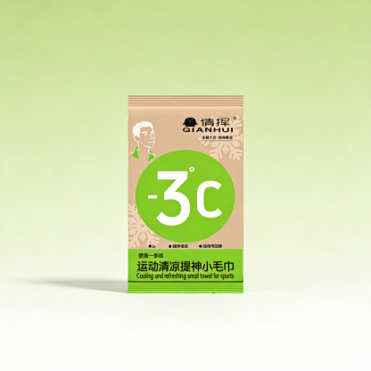 แผ่นเช็ดตัวเย็นสบาย ลดอุณหภูมิ -3.5℃ เย็นนาน 3 ชั่วโมง สูตรสดชื่น ไม่เหนียวเหนอะหนะ สำหรับกิจกรรมกลางแจ้งและออกกำลังกาย