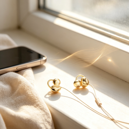 หูฟังมีสายแบบคลิปออน | ใส่สบายไม่เจ็บหู | รองรับ Type-C / Lightning / 3.5mm