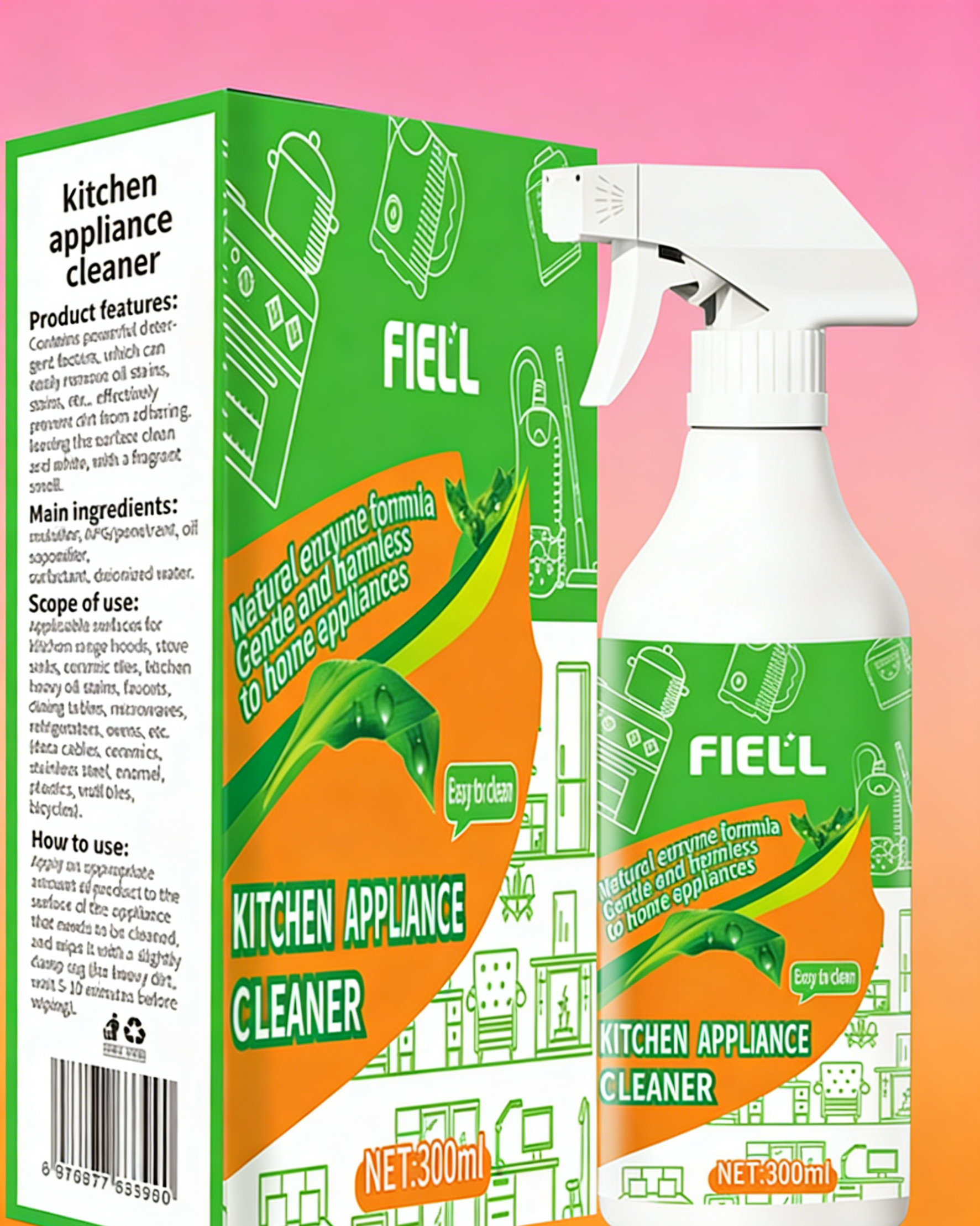 Fly สเปรย์ทำความสะอาดเครื่องใช้ไฟฟ้า สูตรอ่อนโยน | ขจัดคราบมันและสิ่งสกปรกสะสม ไม่ทำลายพื้นผิว | ไม่มีกลิ่นฉุน ปลอดภัยต่อทุกคนในบ้าน