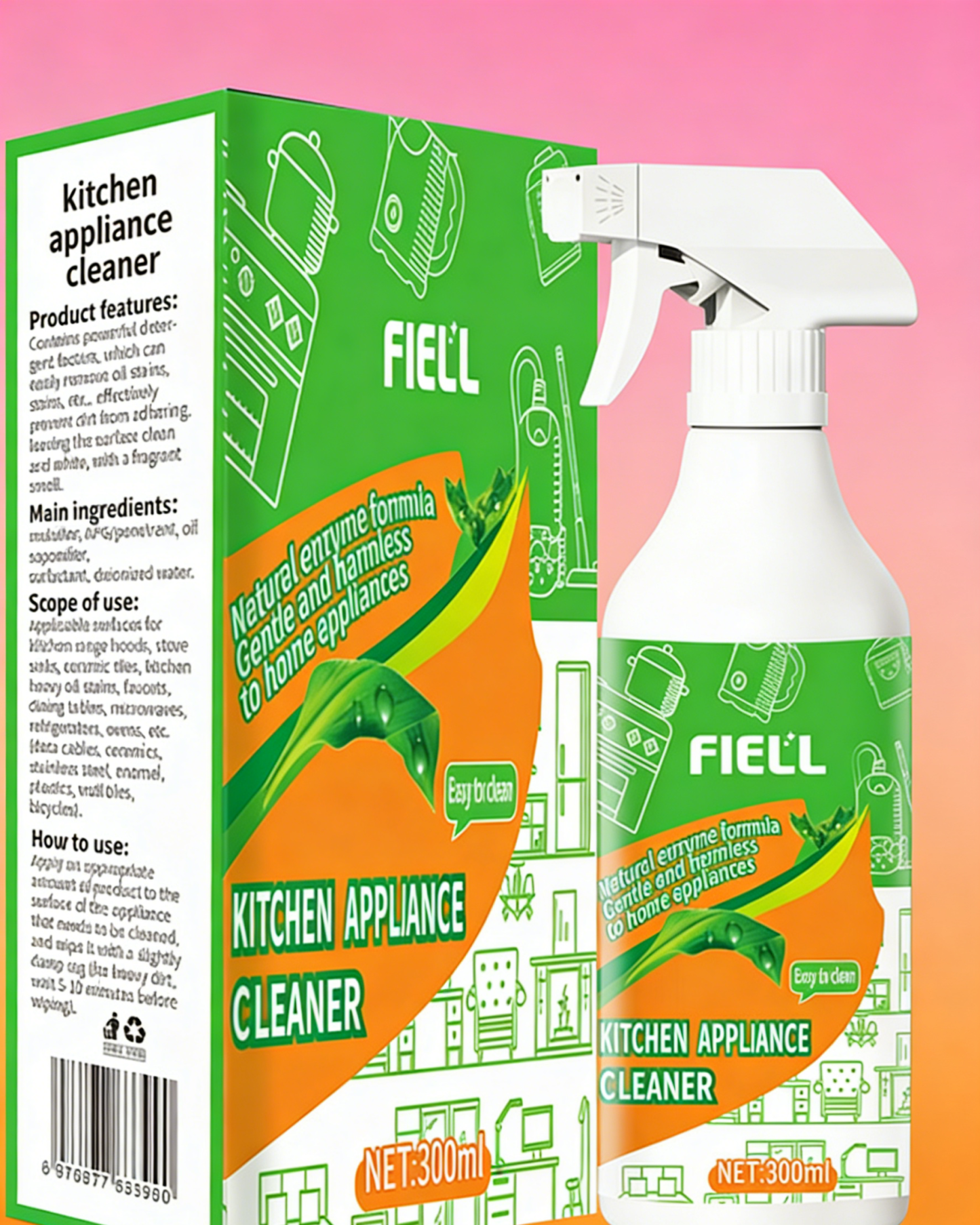 Fly สเปรย์ทำความสะอาดเครื่องใช้ไฟฟ้า สูตรอ่อนโยน | ขจัดคราบมันและสิ่งสกปรกสะสม ไม่ทำลายพื้นผิว | ไม่มีกลิ่นฉุน ปลอดภัยต่อทุกคนในบ้าน