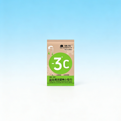 แผ่นเช็ดตัวเย็นสบาย ลดอุณหภูมิ -3.5℃ เย็นนาน 3 ชั่วโมง สูตรสดชื่น ไม่เหนียวเหนอะหนะ สำหรับกิจกรรมกลางแจ้งและออกกำลังกาย