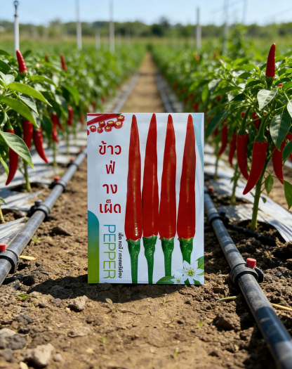 เมล็ดพันธุ์พริกต้น "ทนโรค-ดกพิเศษ": เก็บกินได้นาน ทนทานต่อโรคใบด่างและศัตรูพืช อัตรางอกสูง 99%