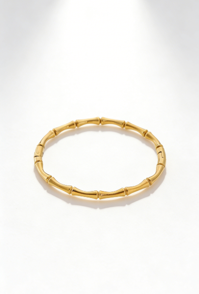 กำไลข้อไม้ไผ่สีทอง "นพเก้า" - เครื่องประดับเสริมพลังบวก ปรับสมดุลชีวิตและดึงดูดความมั่งคั่ง