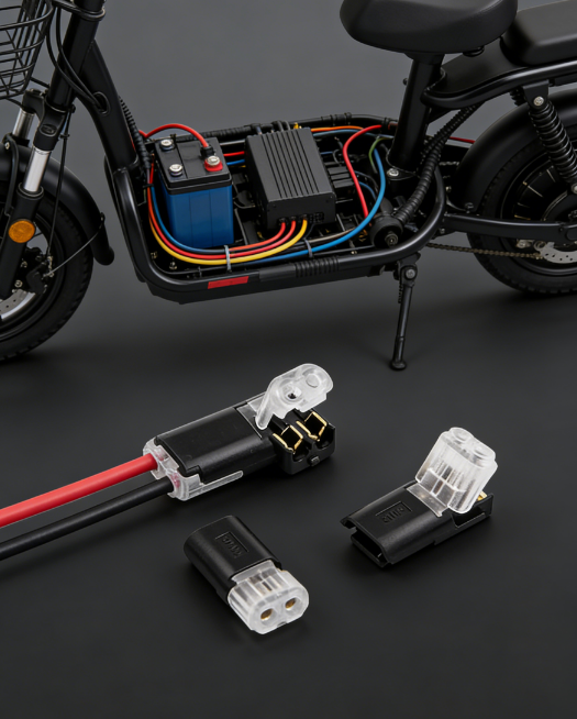 ตัวต่อสายไฟ LED แบบล็อค ไม่ต้องบัดกรี เชื่อมต่อง่าย แน่นหนา สำหรับมืออาชีพ