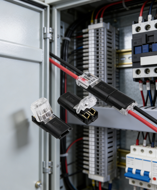 ตัวต่อสายไฟ LED แบบล็อค ไม่ต้องบัดกรี เชื่อมต่อง่าย แน่นหนา สำหรับมืออาชีพ