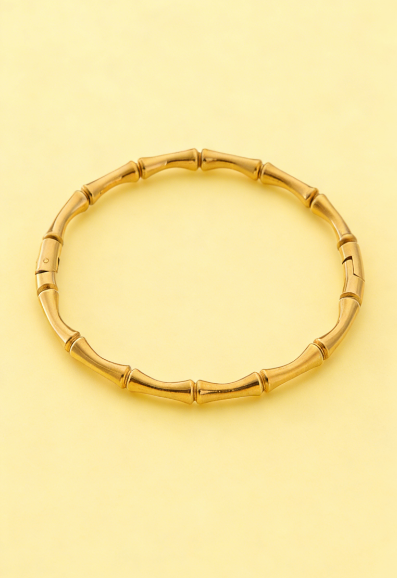 กำไลข้อไม้ไผ่สีทอง "นพเก้า" - เครื่องประดับเสริมพลังบวก ปรับสมดุลชีวิตและดึงดูดความมั่งคั่ง