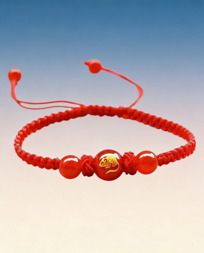 สร้อยข้อมือแดงมงคล ปีมะเส็ง 2026 จากวัดหว่องไท่ซิน - เสริมดวง 12 นักษัตร แก้ชง เรียกโชคลาภ