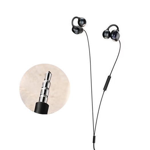 หูฟังมีสายแบบคลิปออน | ใส่สบายไม่เจ็บหู | รองรับ Type-C / Lightning / 3.5mm