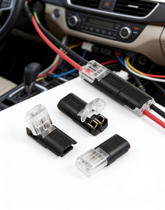 ตัวต่อสายไฟ LED แบบล็อค ไม่ต้องบัดกรี เชื่อมต่อง่าย แน่นหนา สำหรับมืออาชีพ