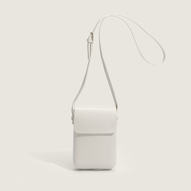 【หนังลูกวัวแบบนำเข้า】กระเป๋าใส่โทรศัพท์มือถือหนังแท้สไตล์วินเทจ