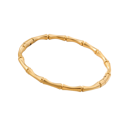 กำไลข้อไม้ไผ่สีทอง "นพเก้า" - เครื่องประดับเสริมพลังบวก ปรับสมดุลชีวิตและดึงดูดความมั่งคั่ง