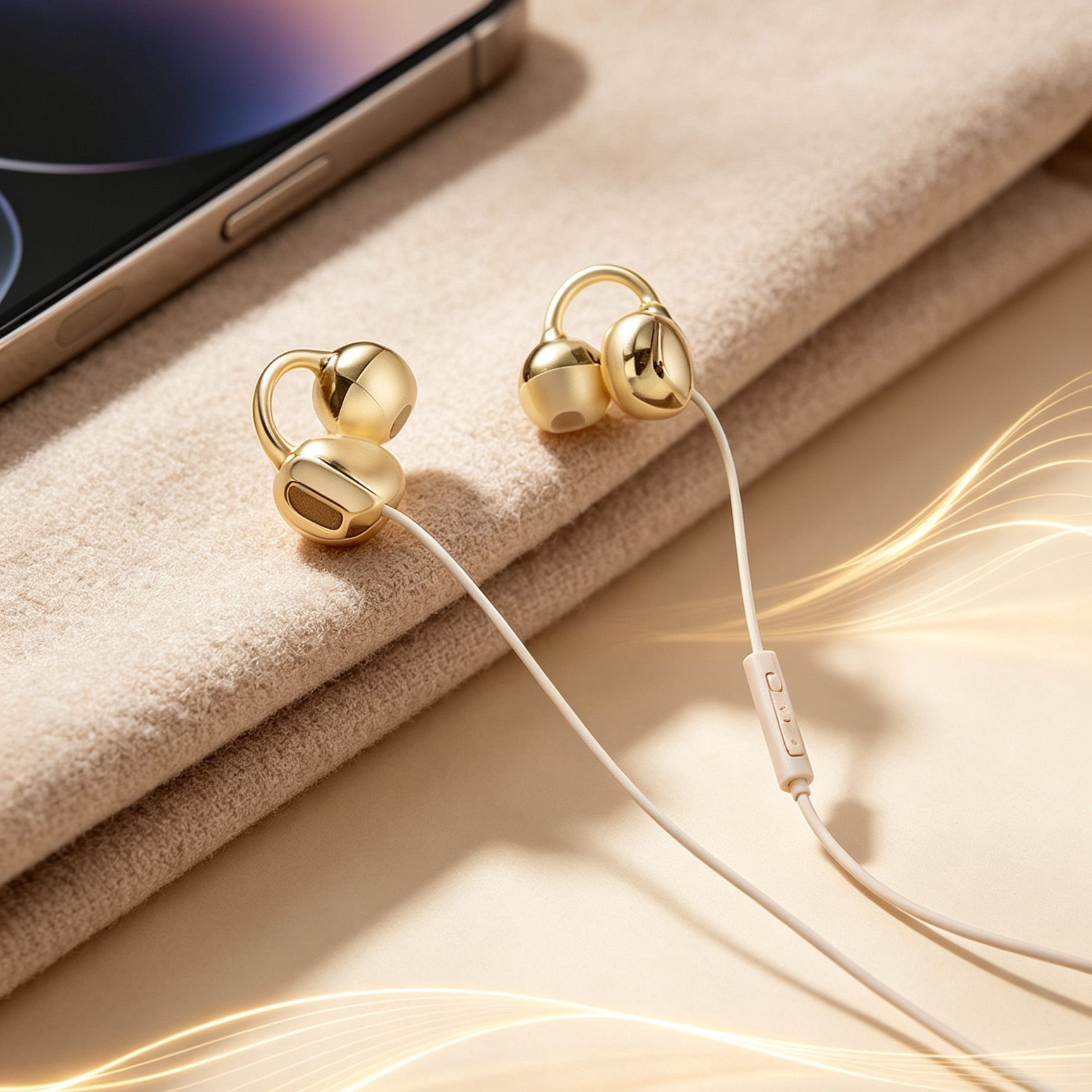 หูฟังมีสายแบบคลิปออน | ใส่สบายไม่เจ็บหู | รองรับ Type-C / Lightning / 3.5mm