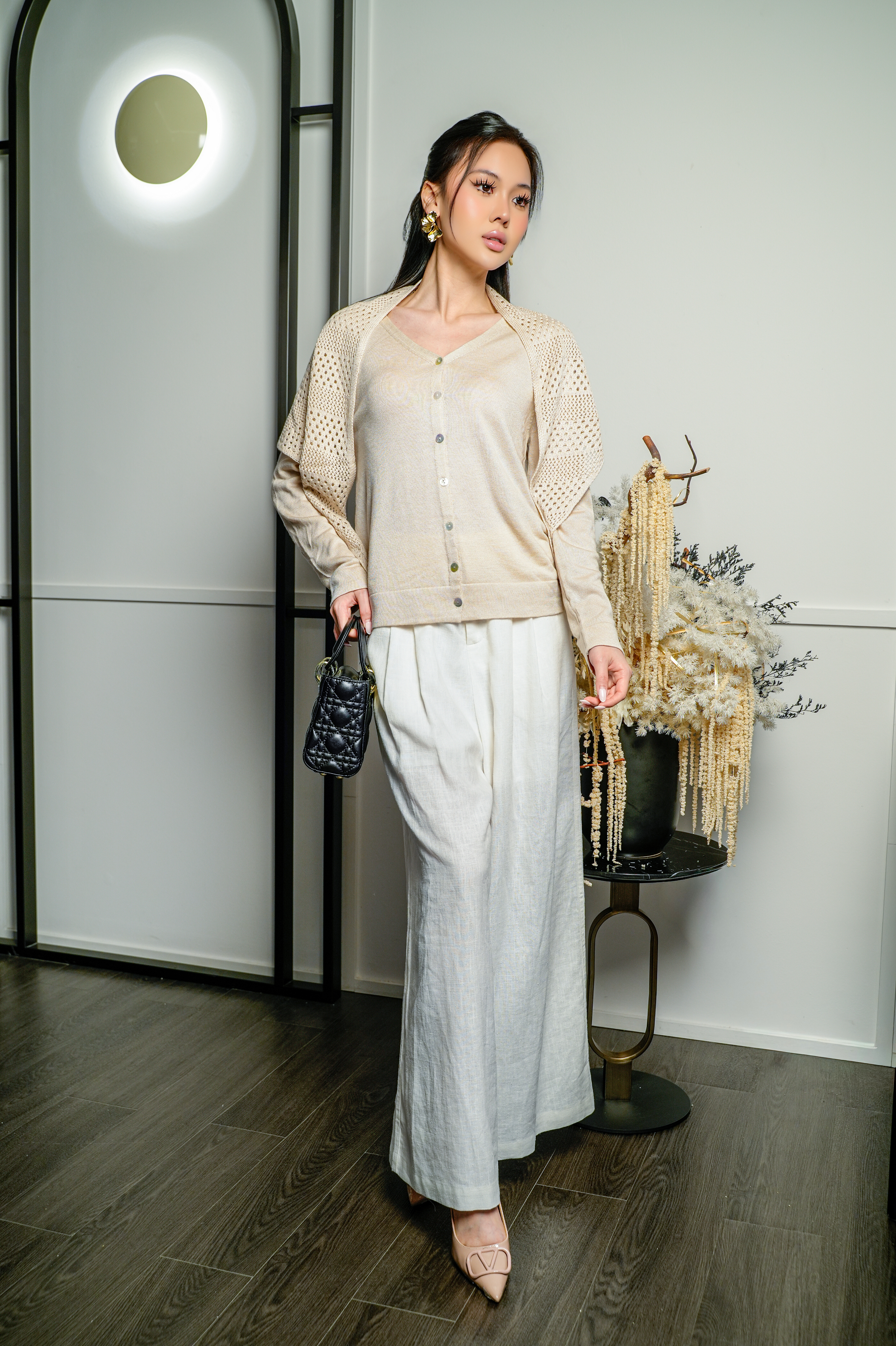 Liora Lace Trim Top MC2175