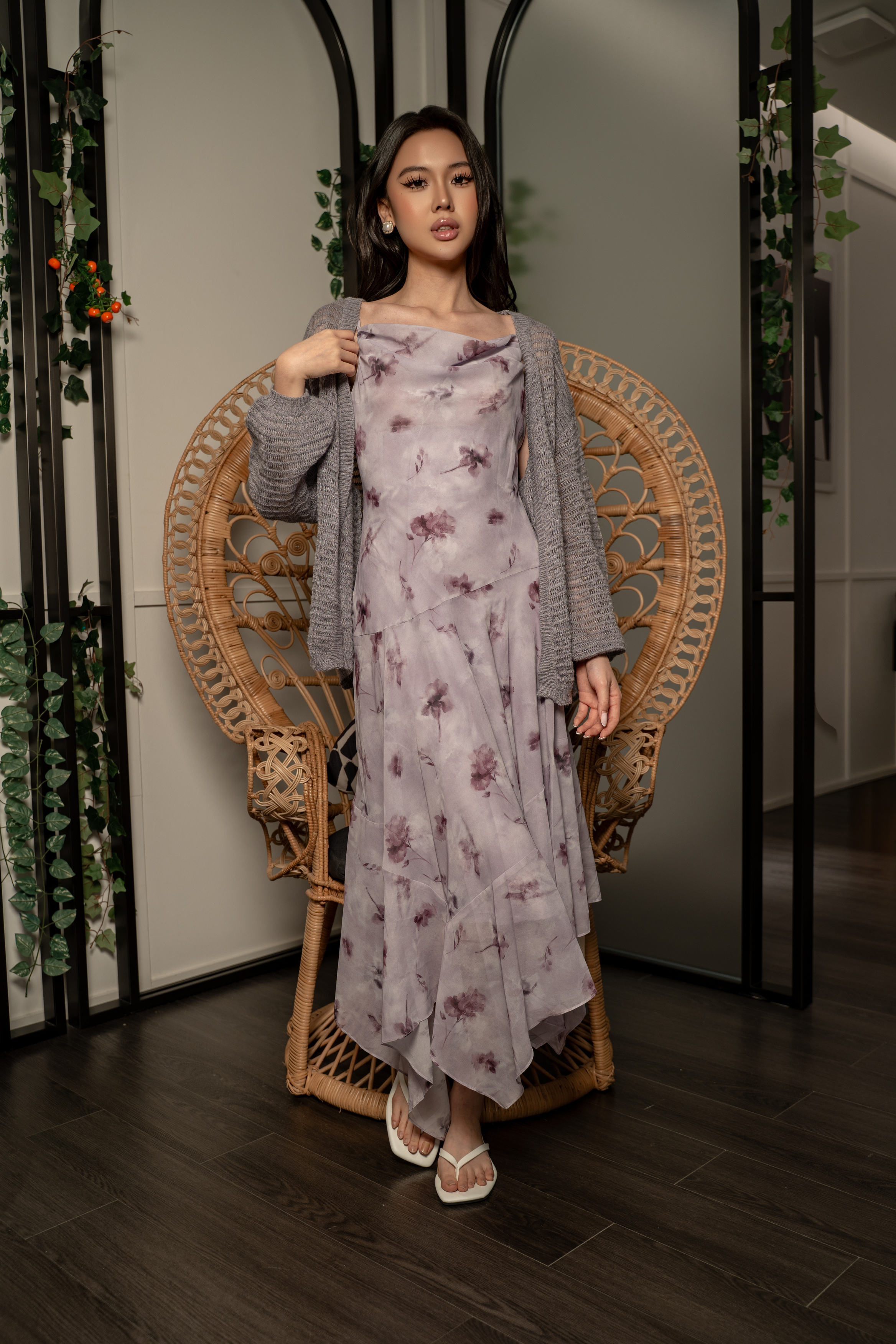 Floral Midi Dress MC2142