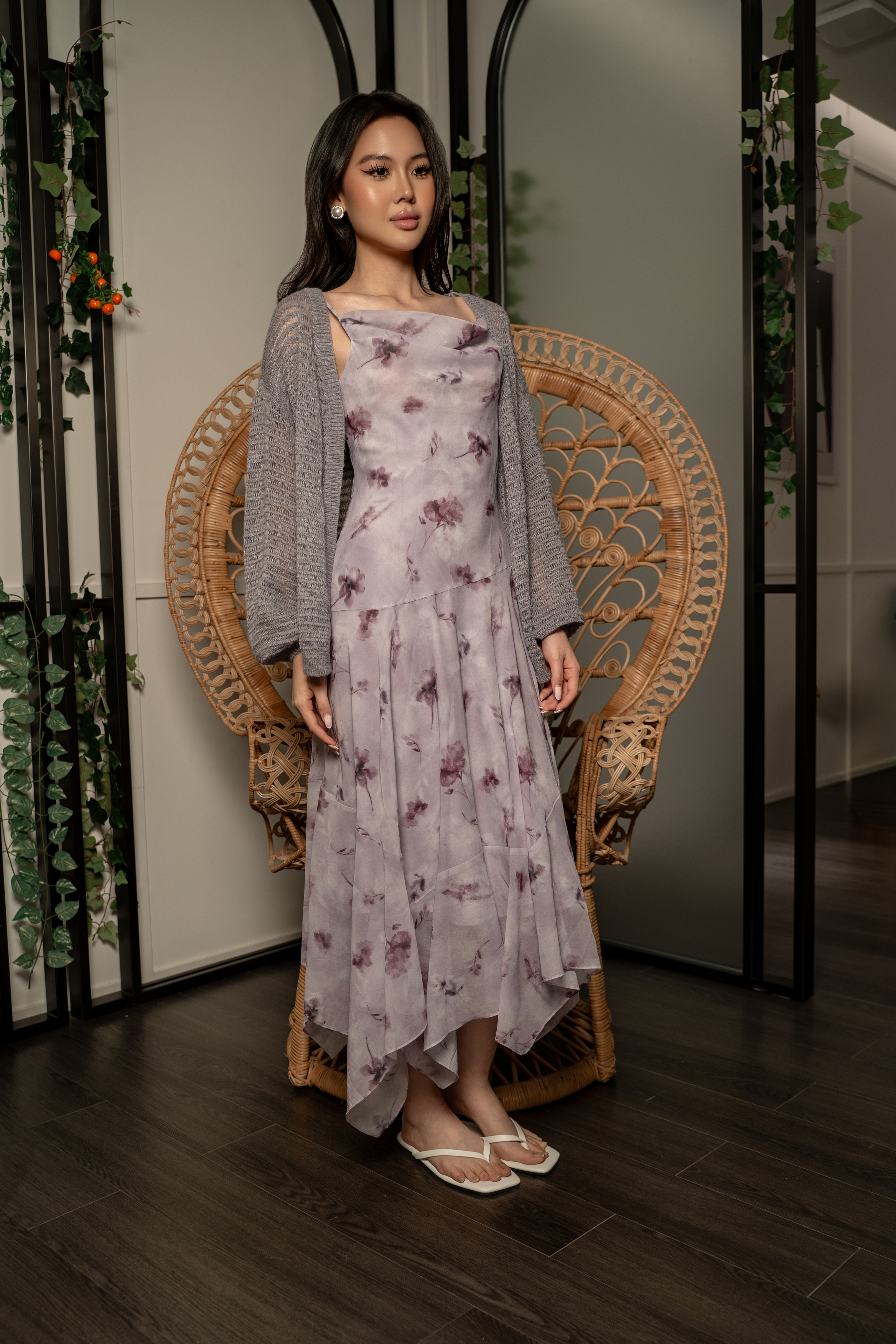 Floral Midi Dress MC2142