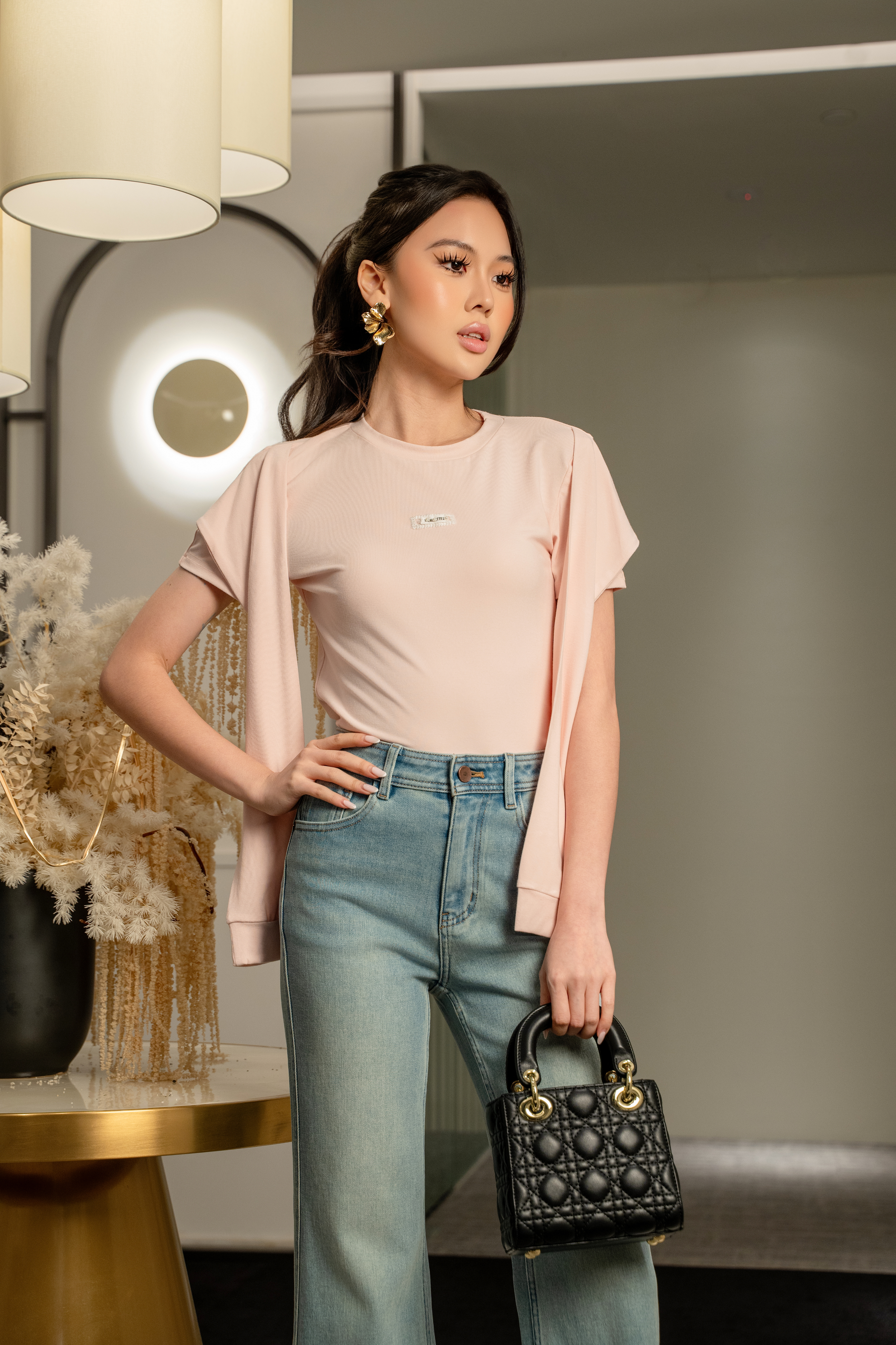 Minimal Crop Knit Top MC2151