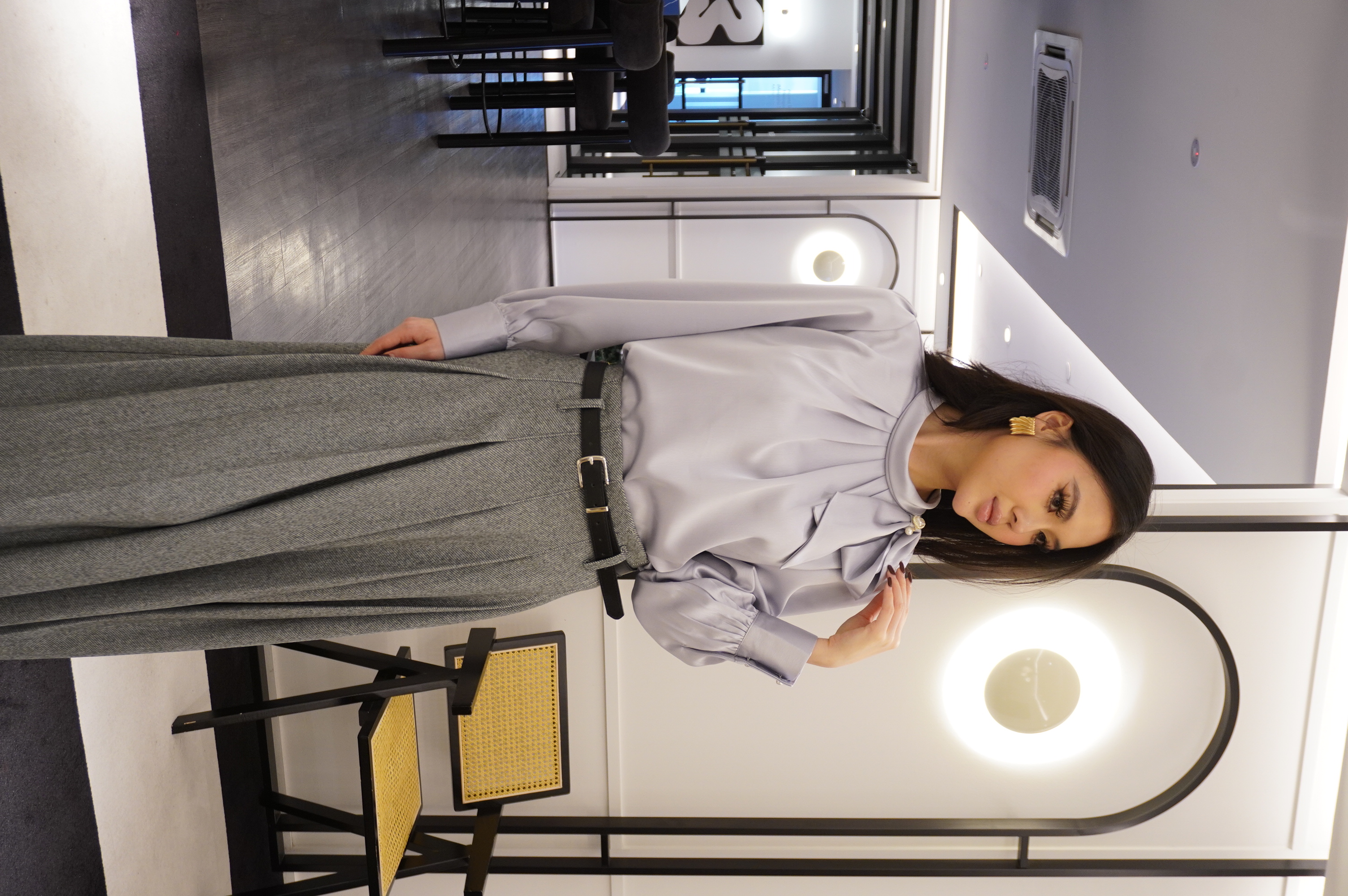 Modern Muse Pleated Midi Skirt CC2055