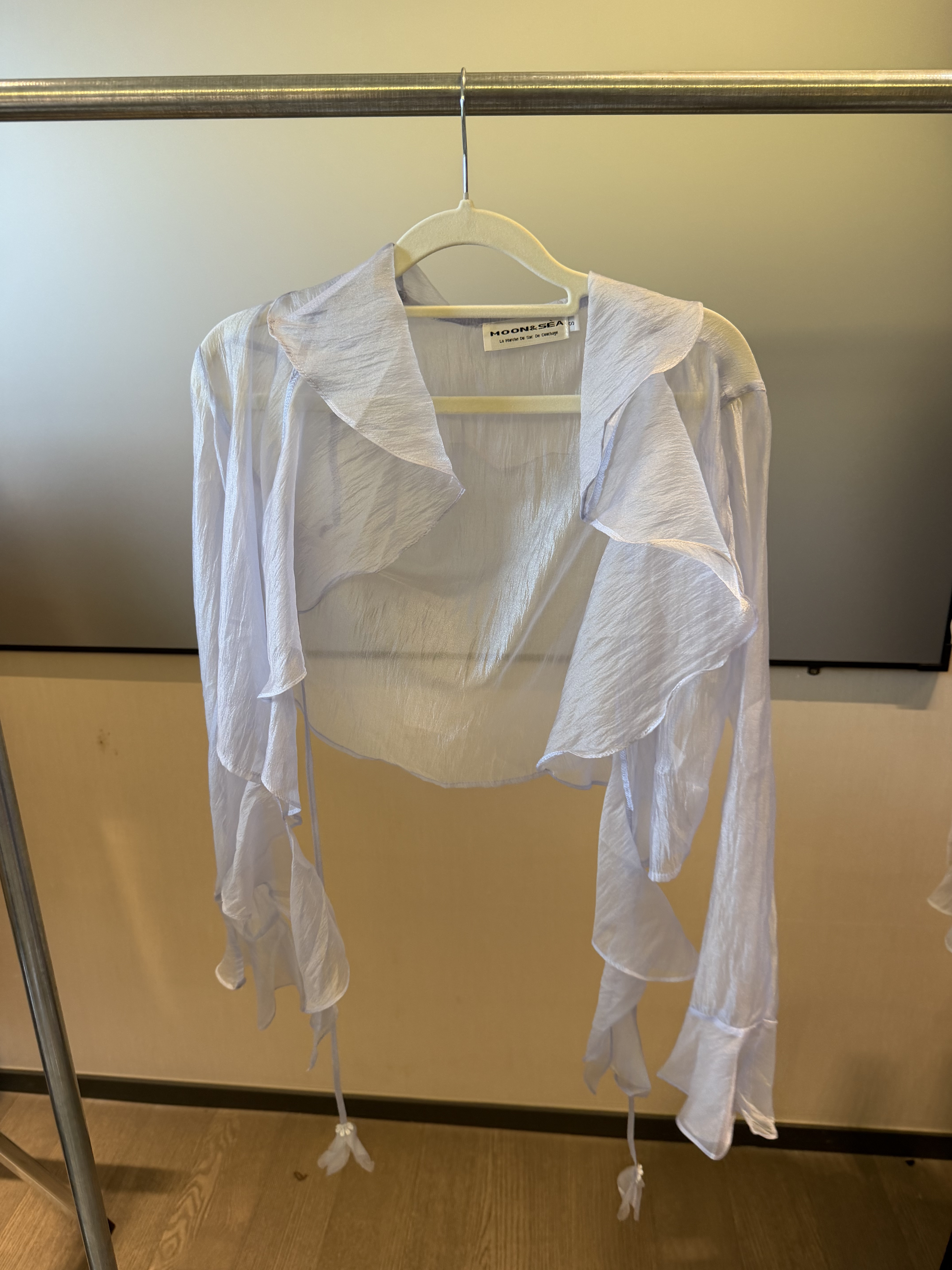 Ruffle Chiffon Jacket 2189