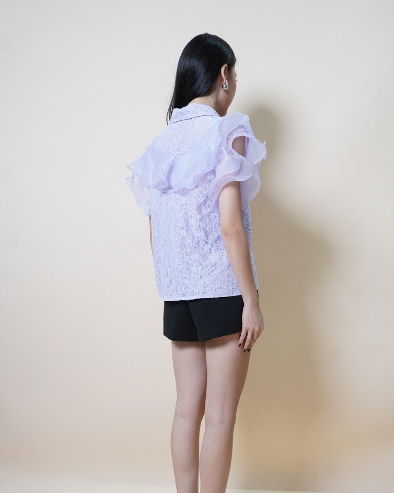 Flora Ruffle Blouse CC1257