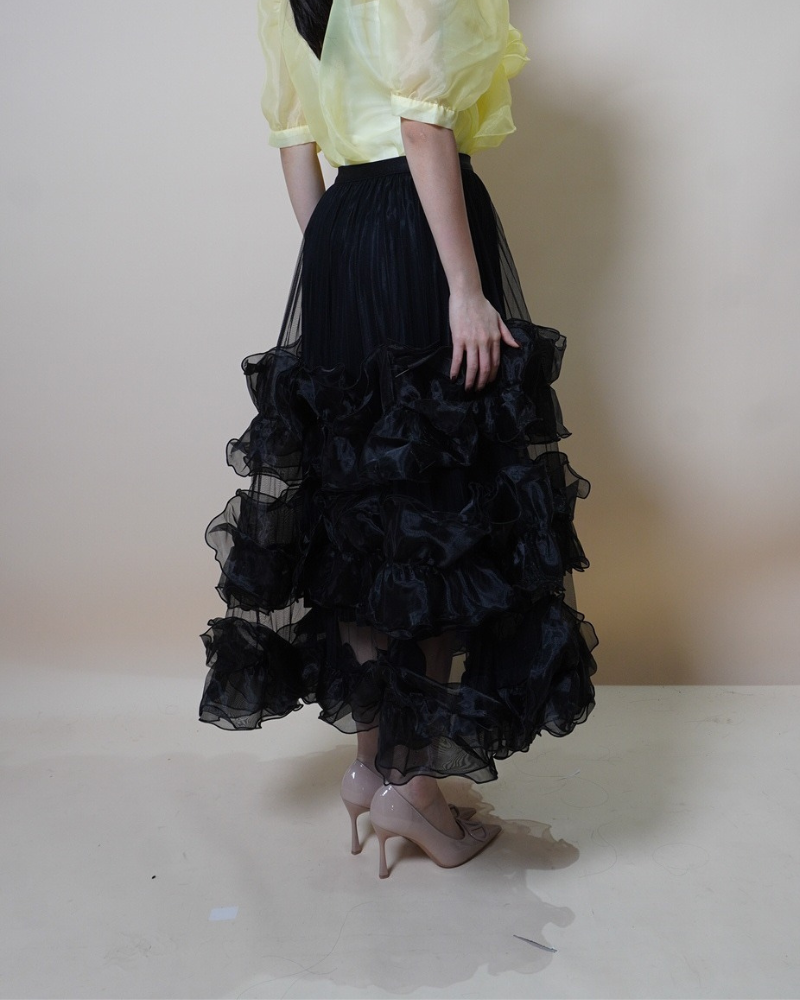 Petal Tiered Maxi Skirt CC1180