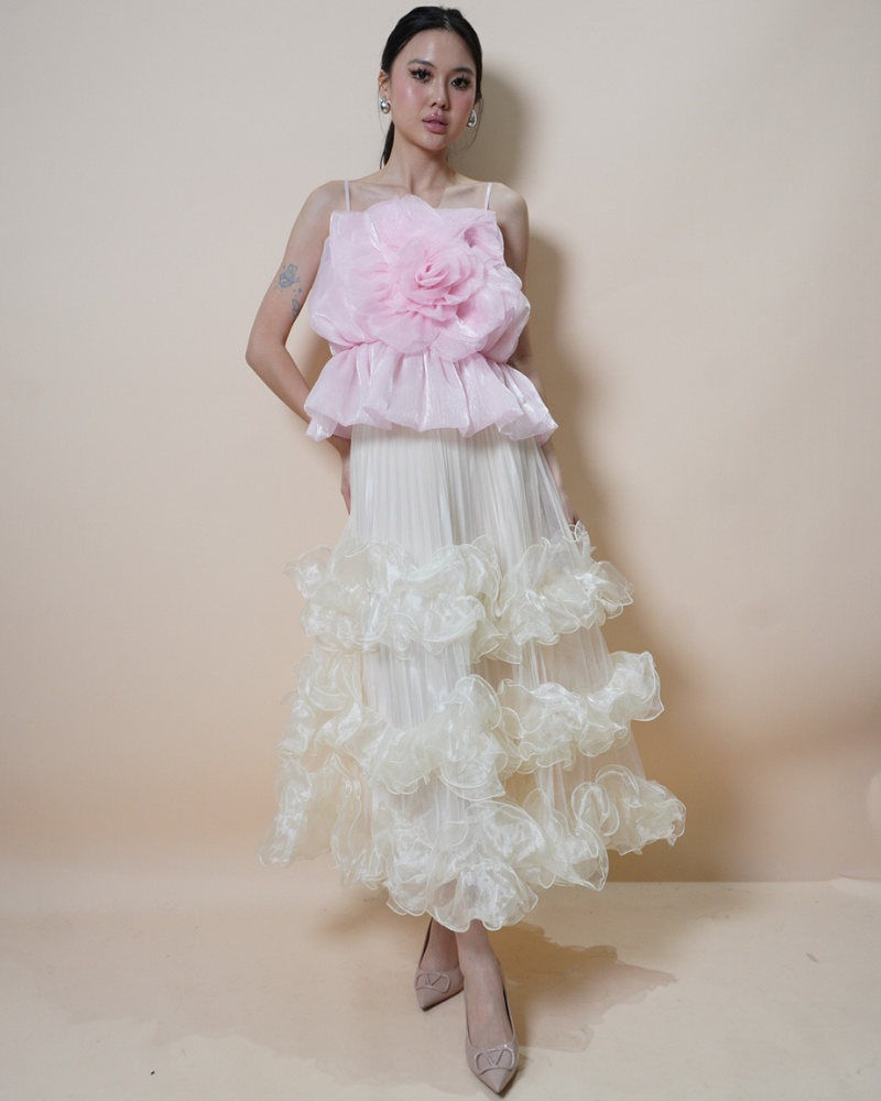 Petal Tiered Maxi Skirt CC1180