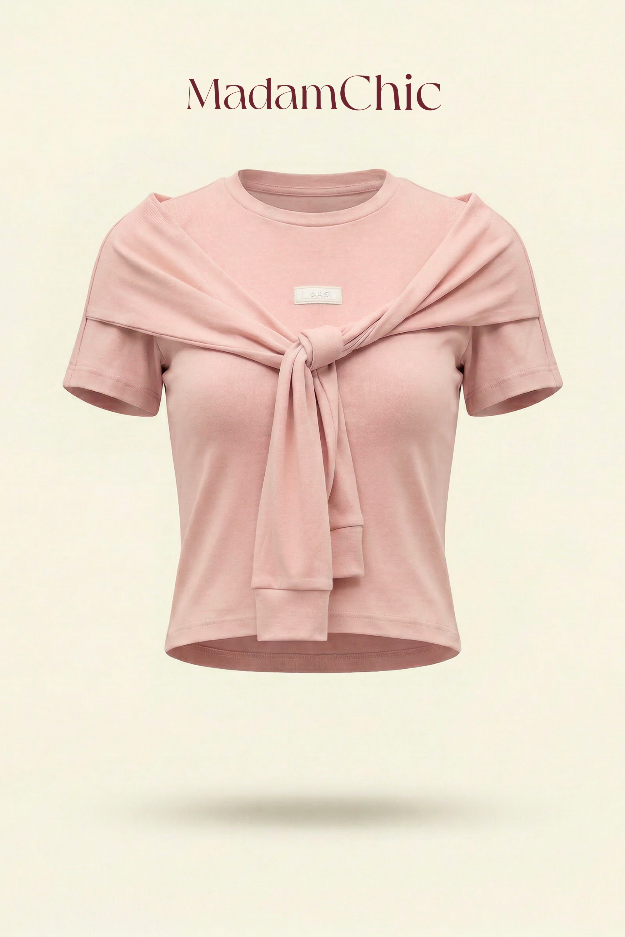 Minimal Crop Knit Top MC2151