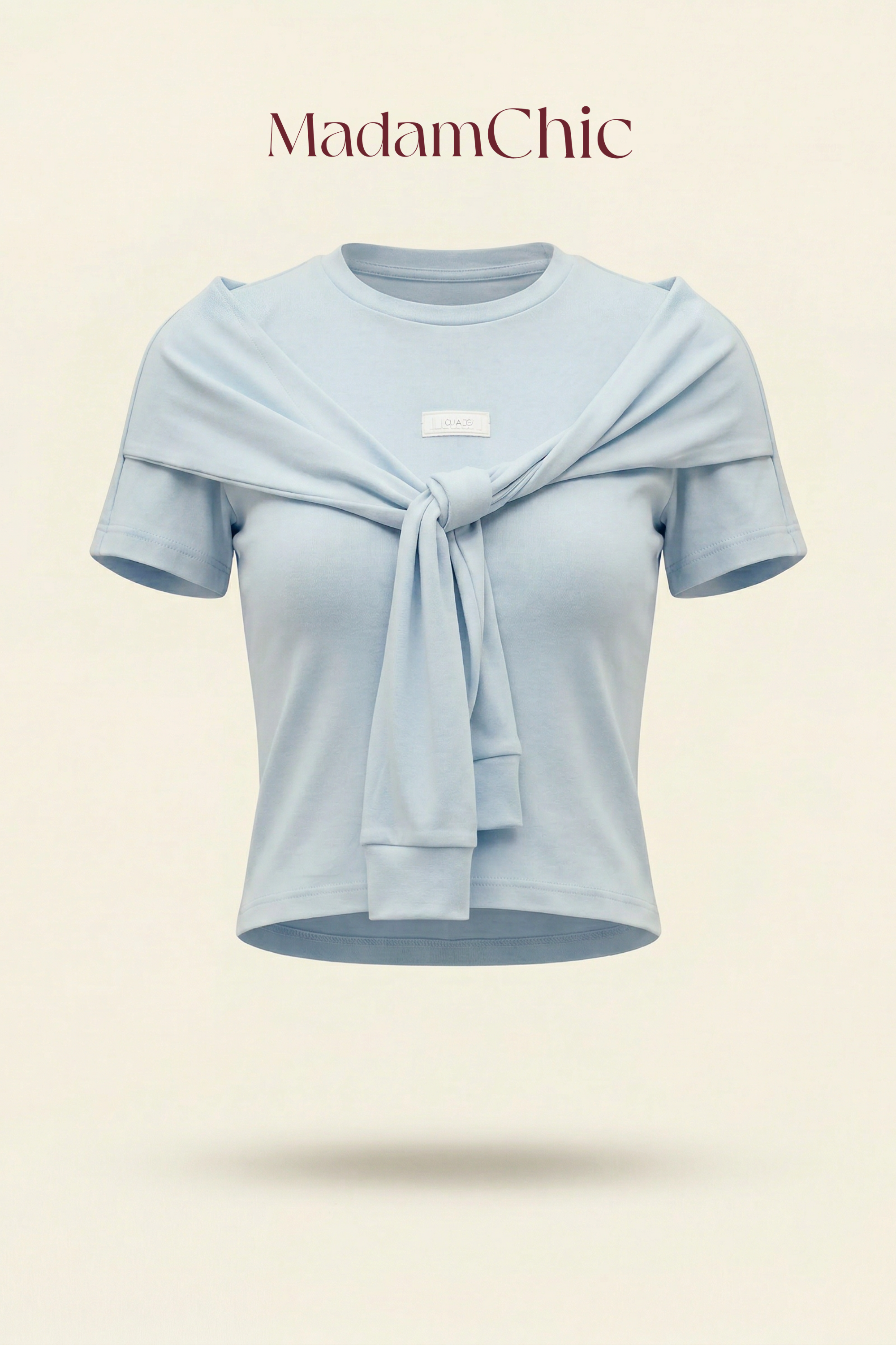 Minimal Crop Knit Top MC2151