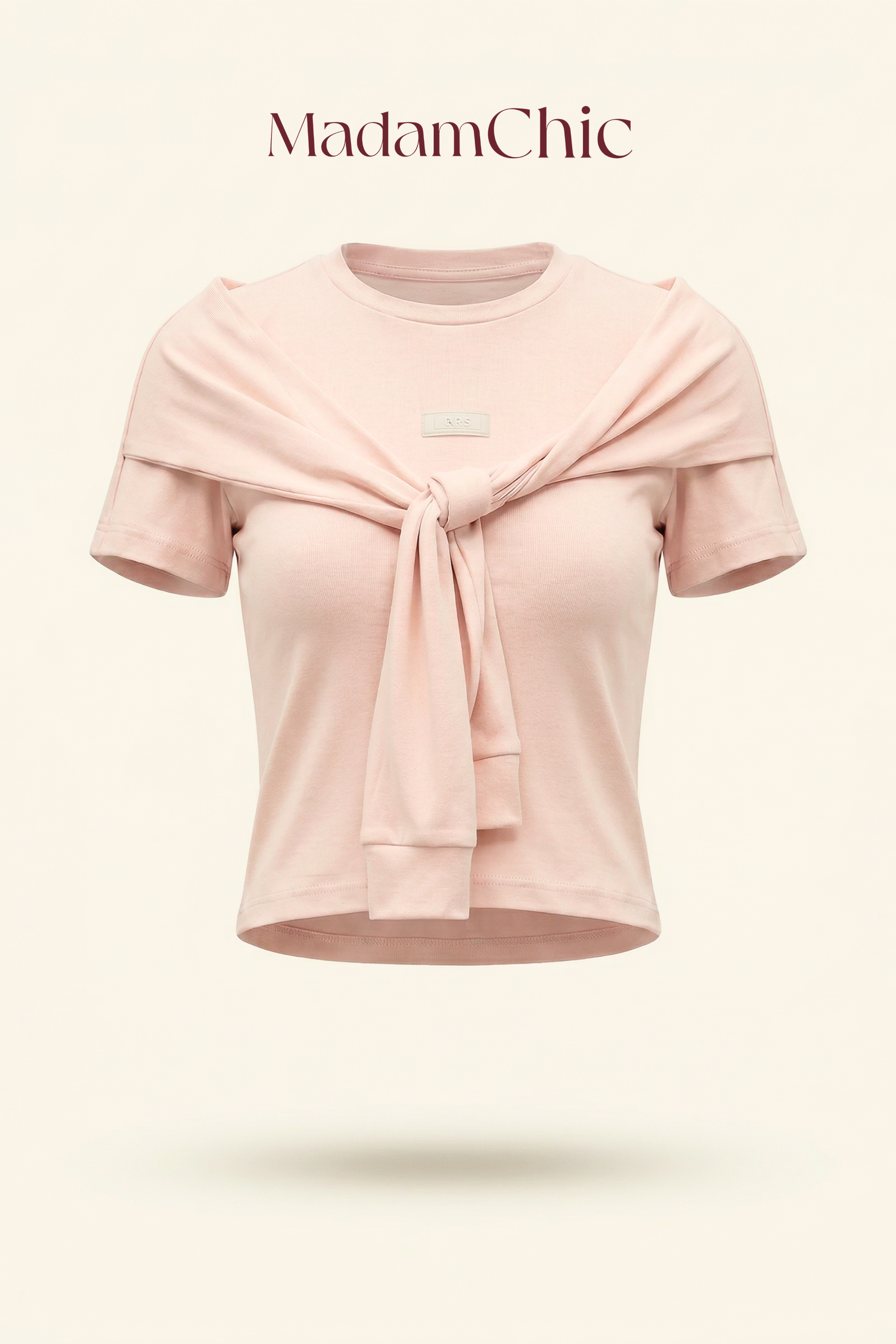 Minimal Crop Knit Top MC2151