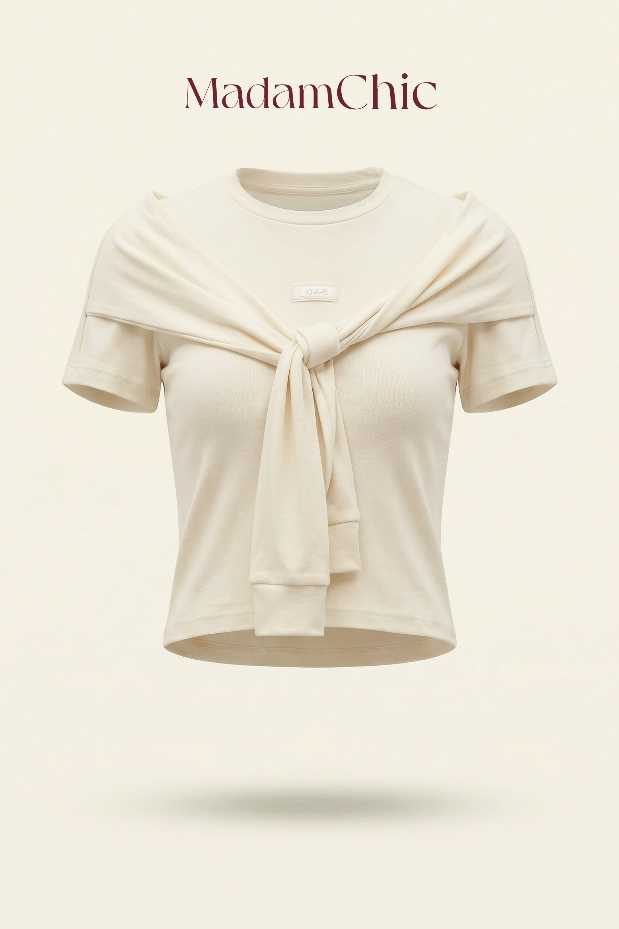 Minimal Crop Knit Top MC2151