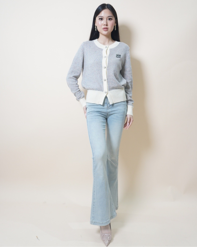 Mist & Cream Cardigan CC049