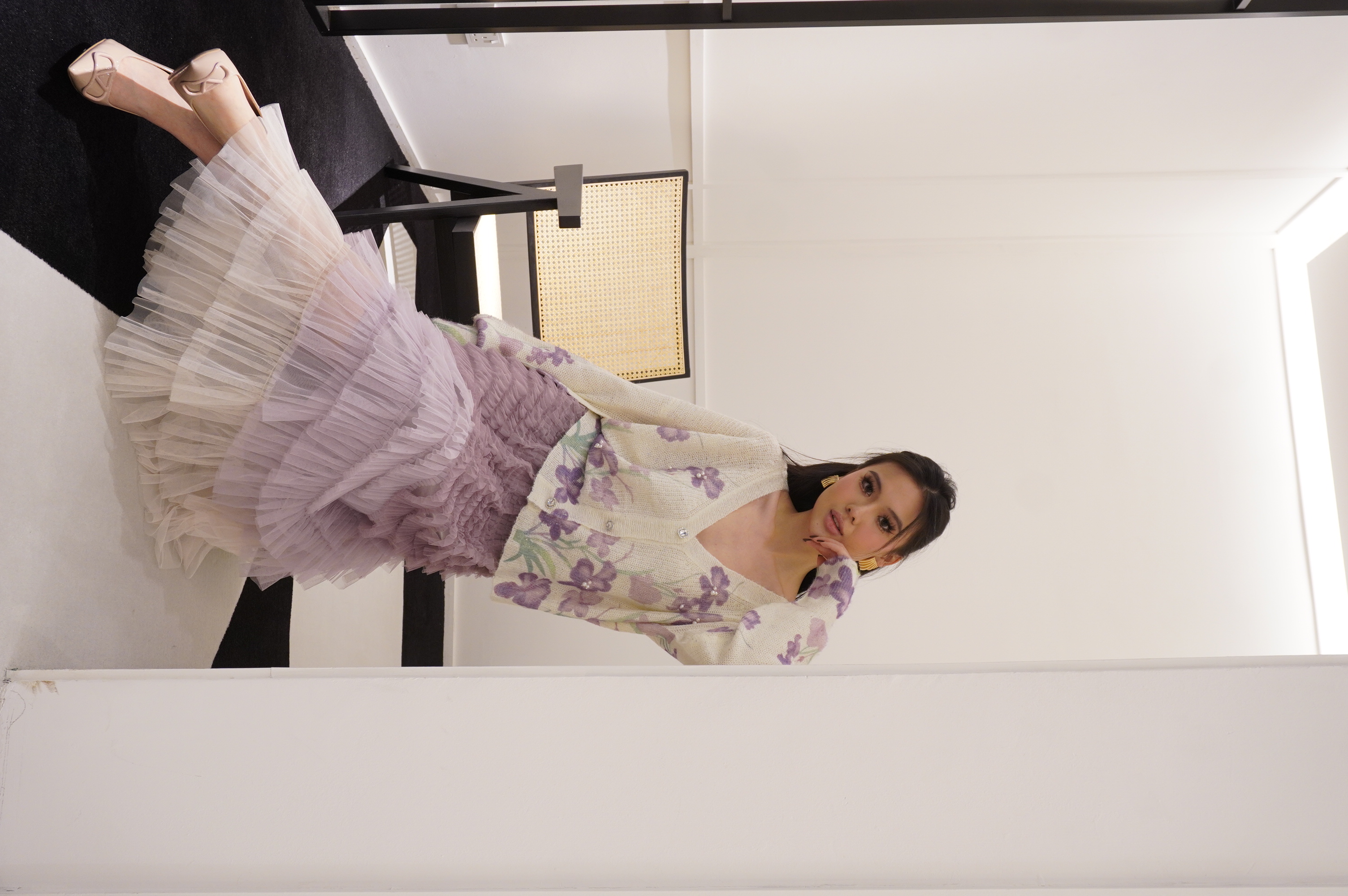 Luna Bloom Mohair Cardigan MC2046