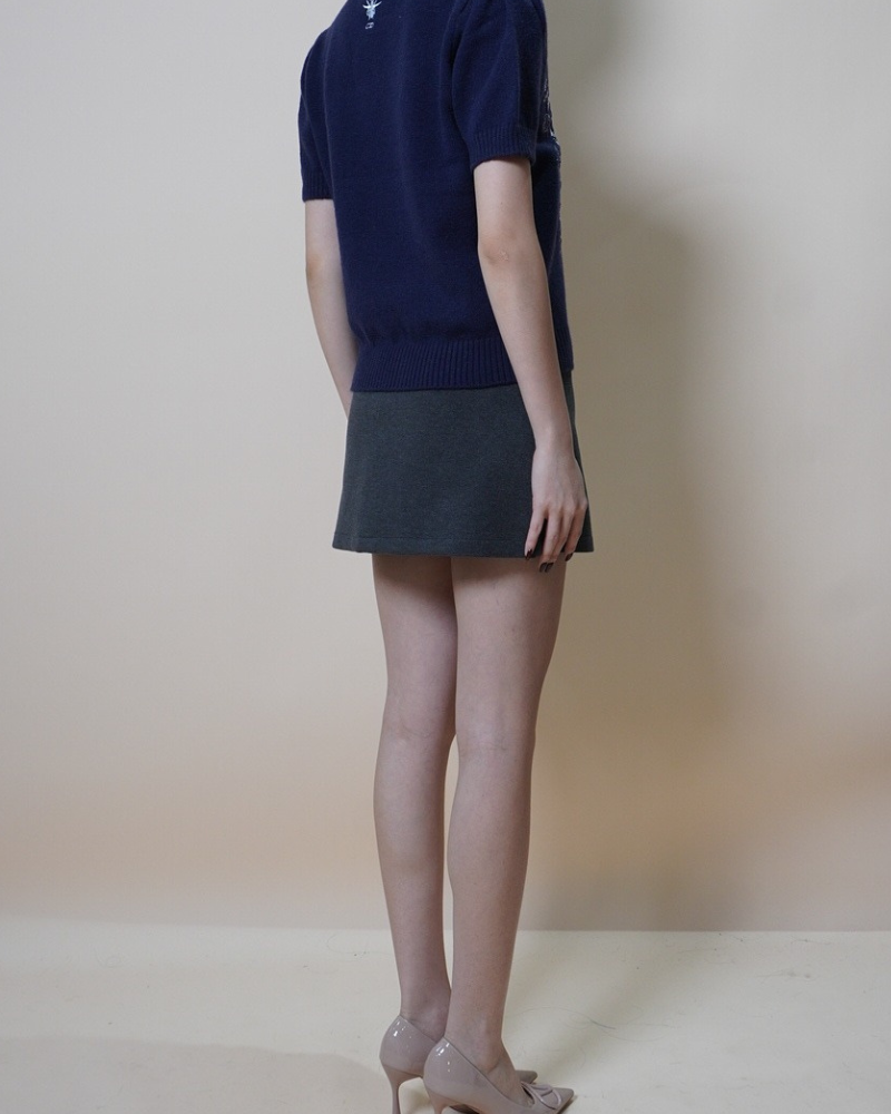 Structured A-Line Skirt CC1246