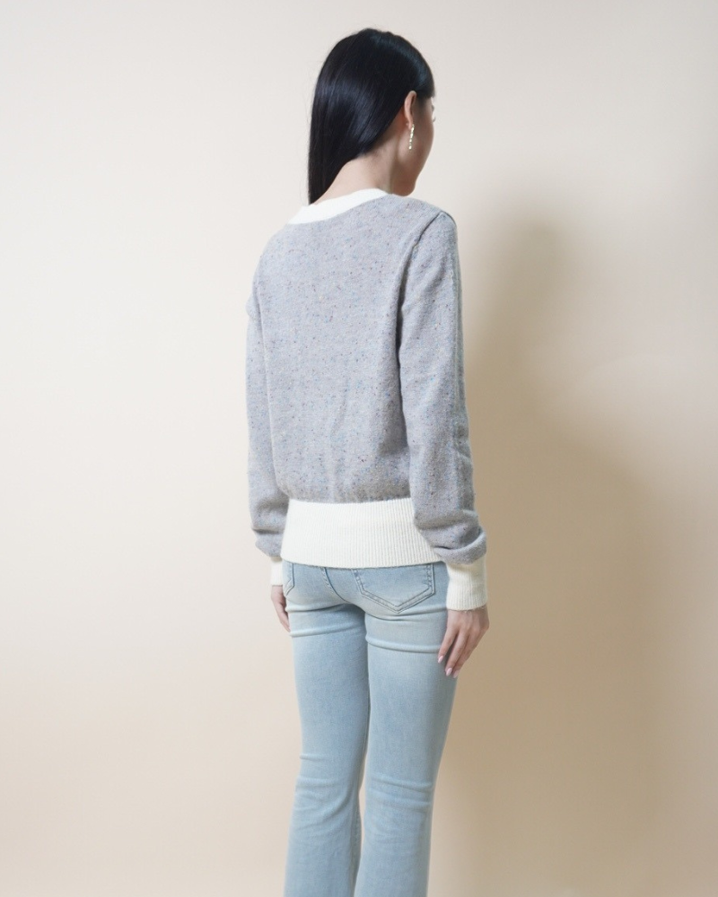Mist & Cream Cardigan CC049