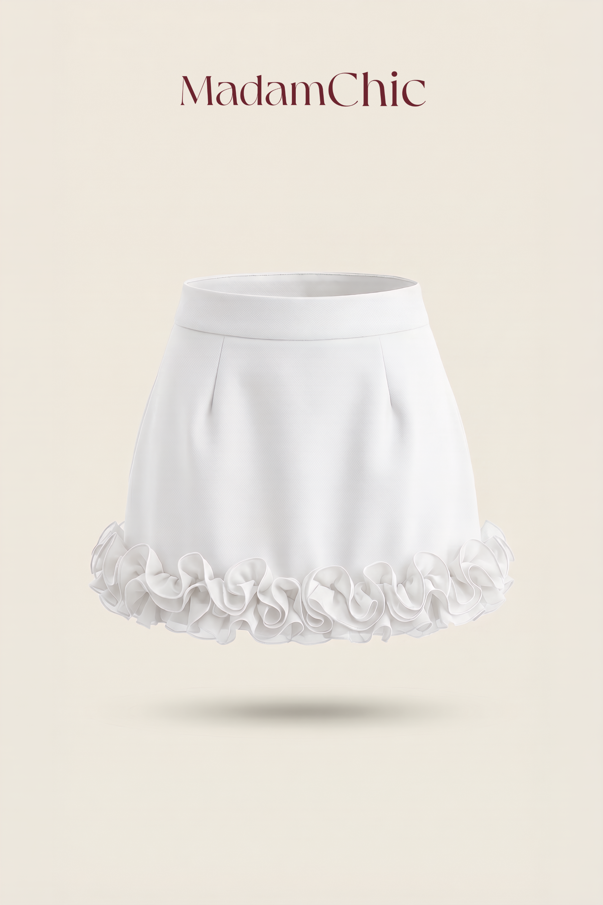 Rose Hem Mini Skirt MC2153