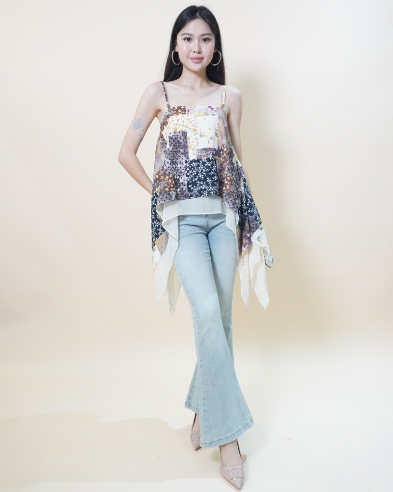 Patchwork Flow Camisole CC809