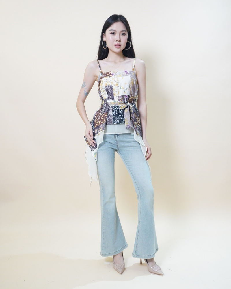 Patchwork Flow Camisole CC809