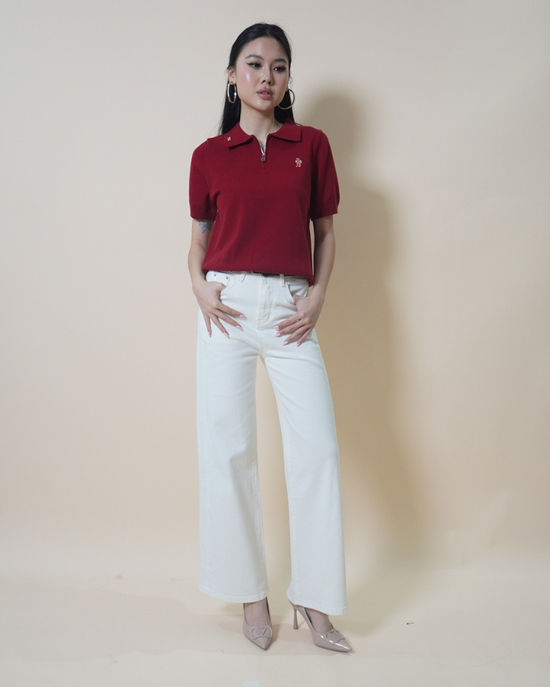 Signature Zip Polo CC023