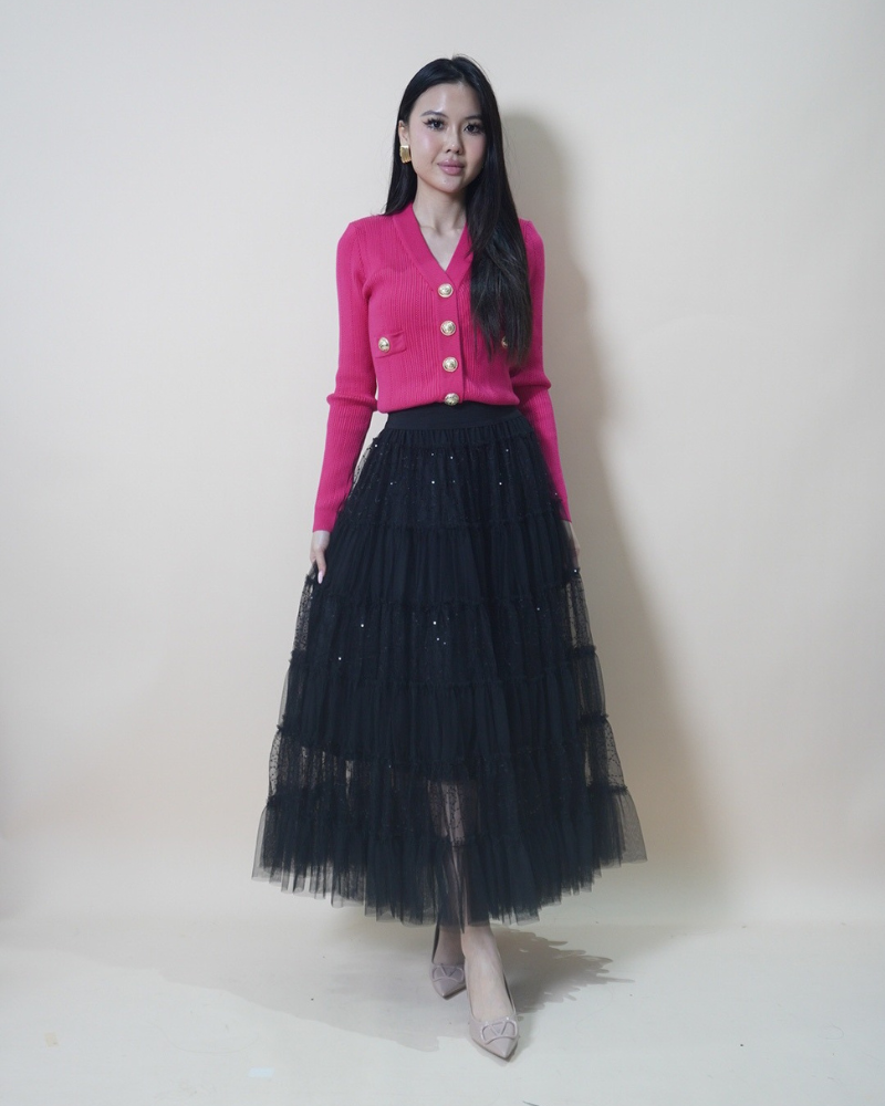 Luxe Button Knit Cardigan CC1060