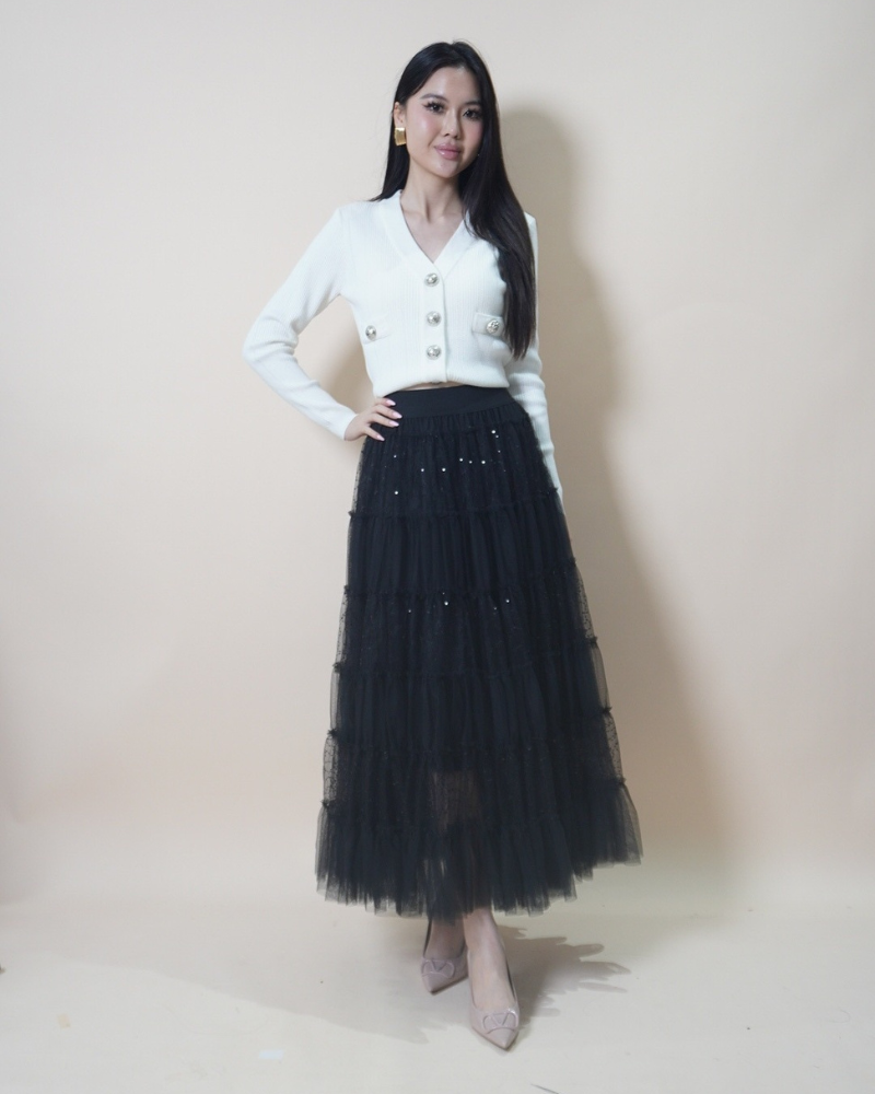 Luxe Button Knit Cardigan CC1060
