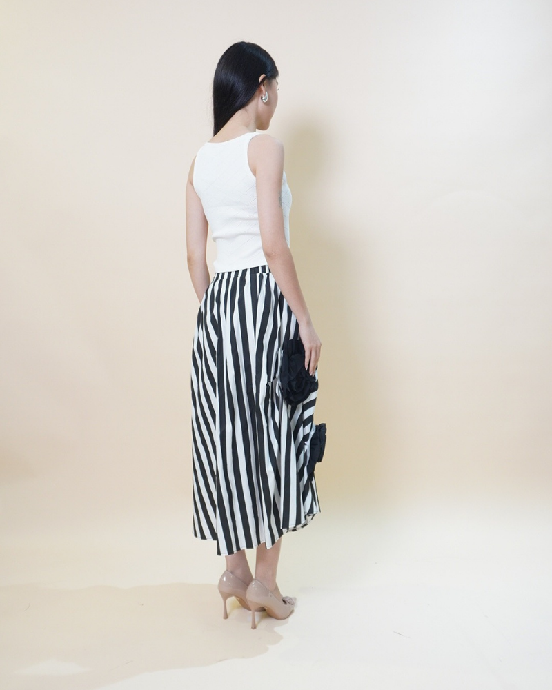 Rosette Midi Skirt CC417