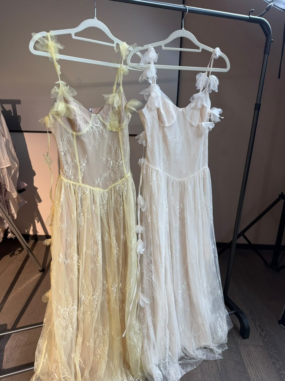 Floral Lace Gown Dress