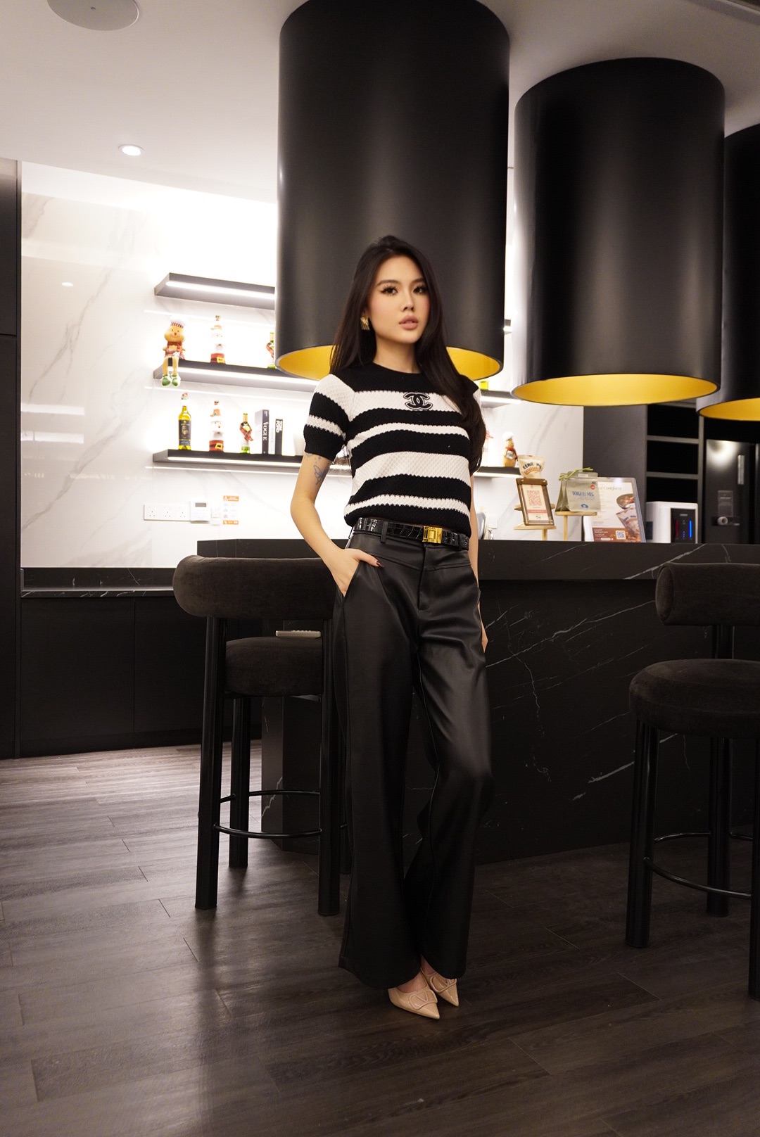 Classic Stripe Knit Top MC2034