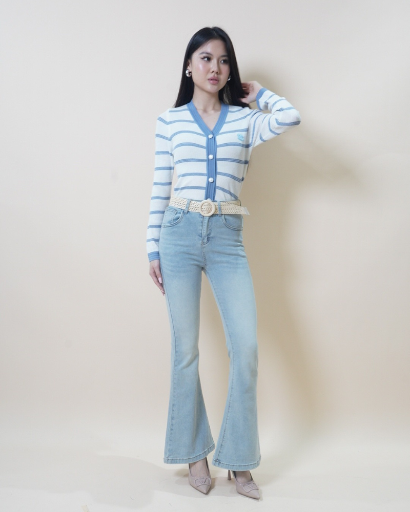 Breezy Stripe Cardigan CC1051