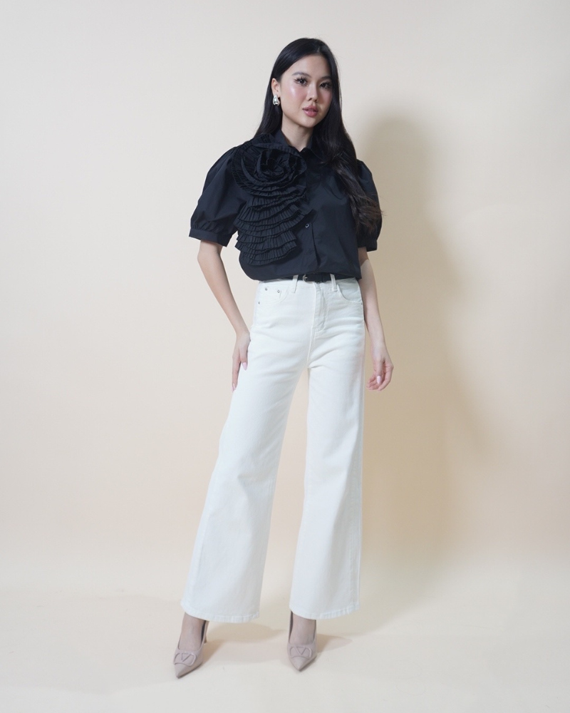 Rose Cascade Blouse CC652
