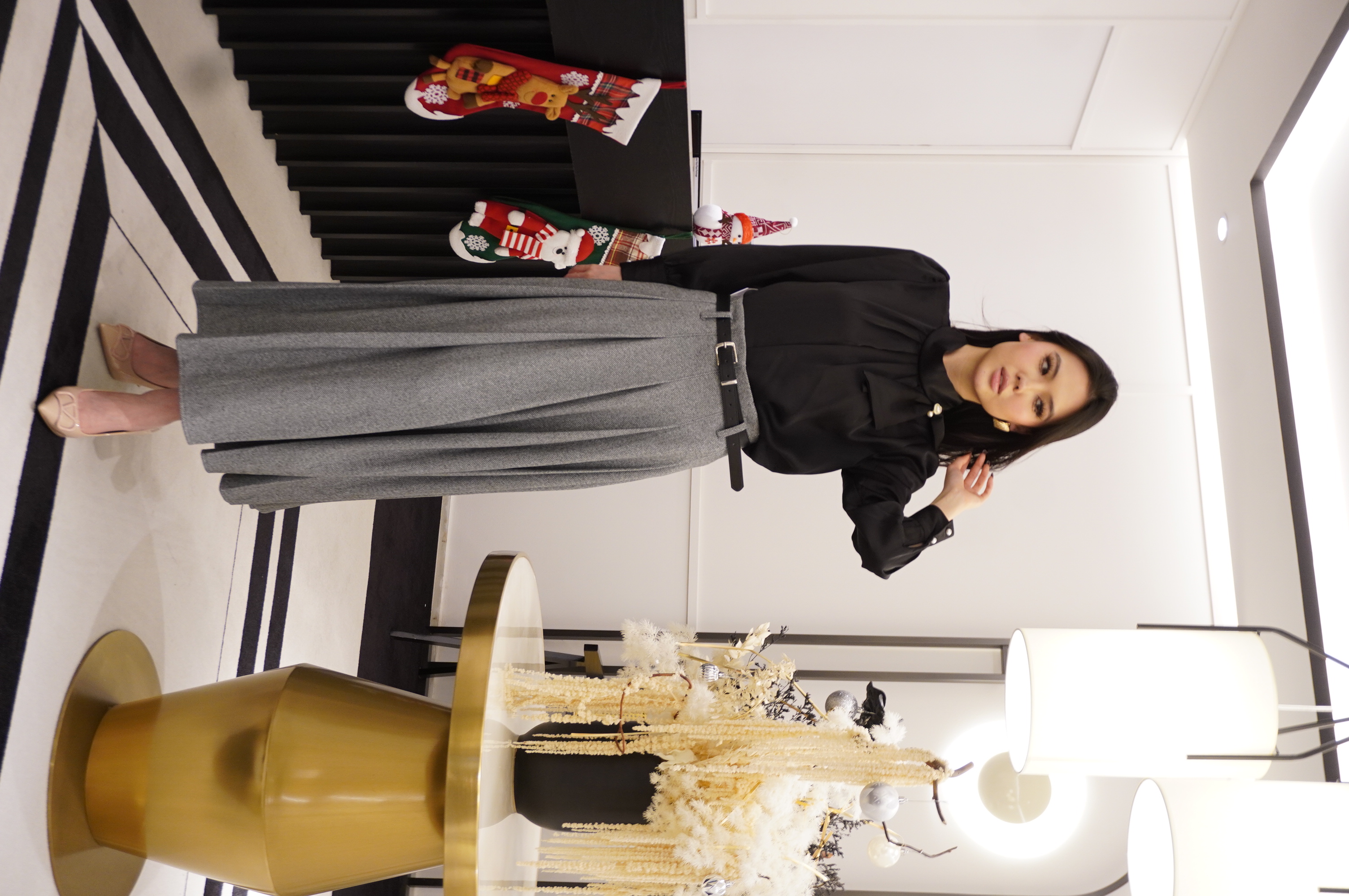 Celeste Draped Neck Blouse MC2060