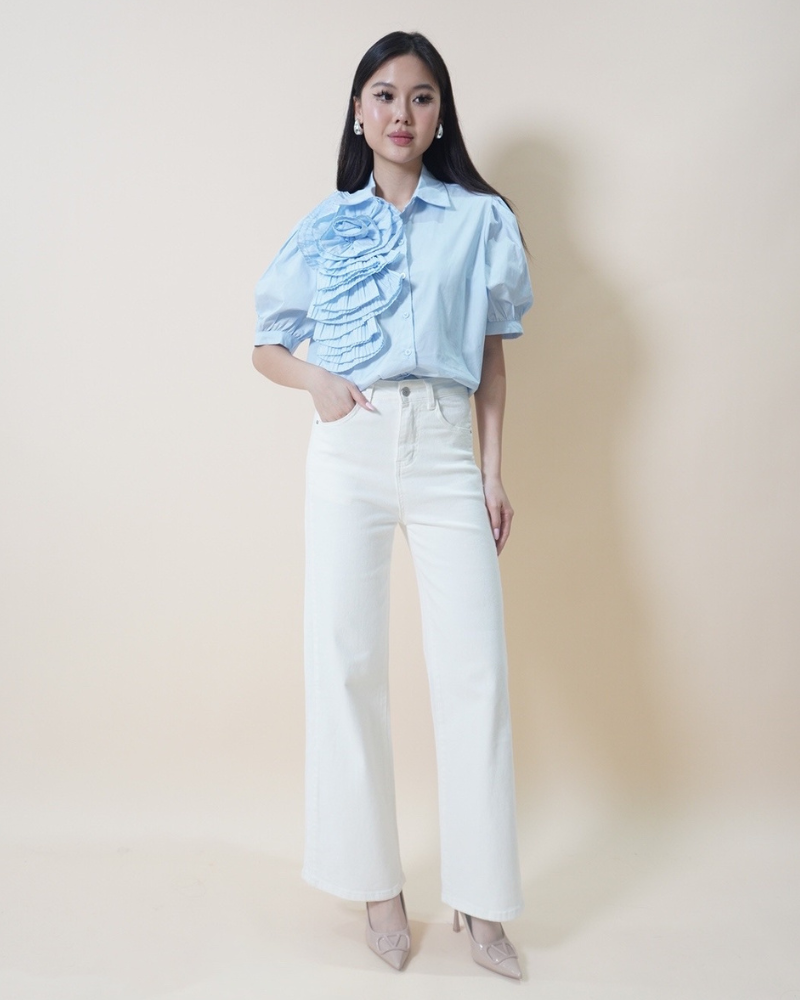 Rose Cascade Blouse CC652