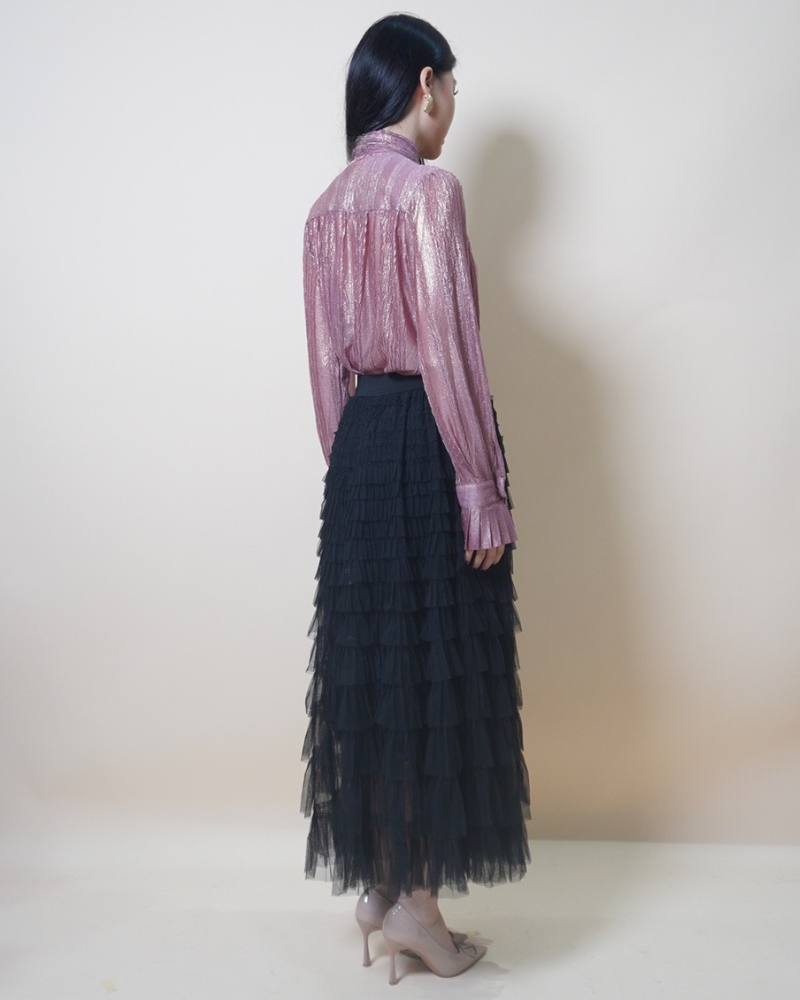 Luminous Bow Blouse CC1230