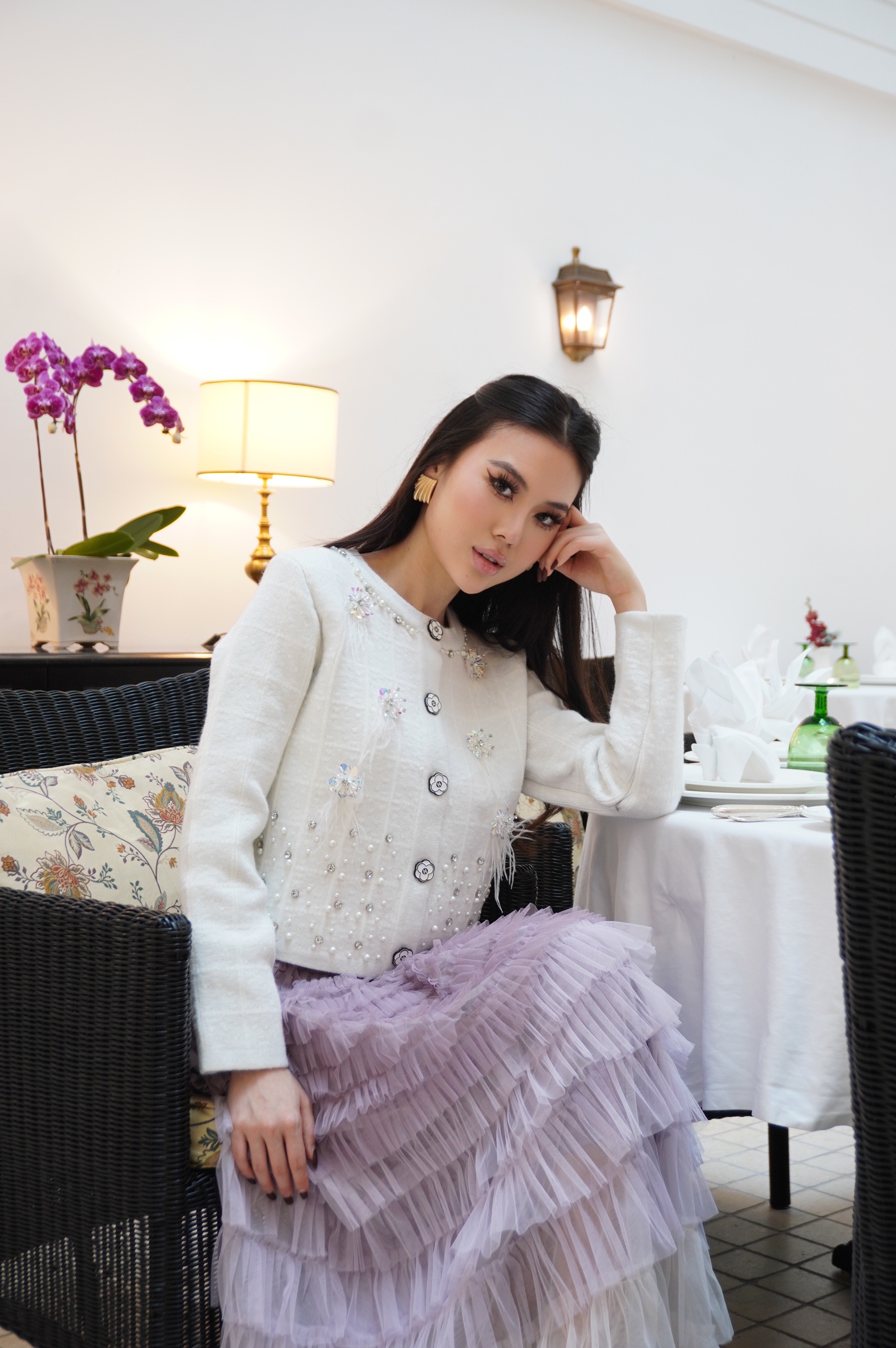 Ethereal Tiered Tulle Skirt CC2045