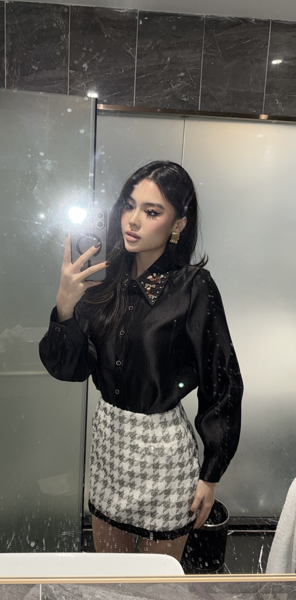  Tweed Mini Skirt CC2023